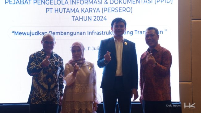 Wujudkan Pembangunan Infrastruktur Yang Transparan, Hutama Karya Gandeng Komisi Informasi Pusat RI Gelar Workshop PPID