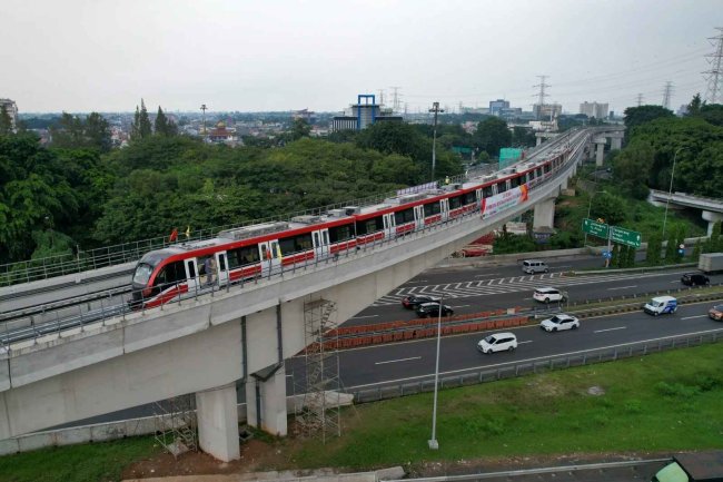 Mei 2024, KAI Tambah 28 Perjalanan LRT Jabotabek Pada Hari Kerja