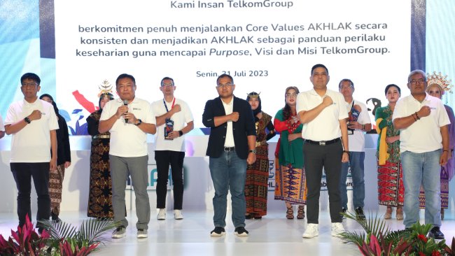 Usung Tema 'Living AKHLAK for Sustainable Future', Telkom Sukses Gelar AKHLAK Culture Festival 2023