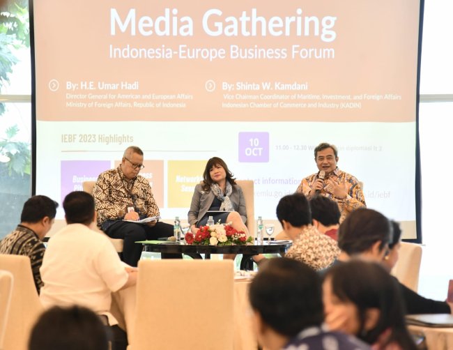 IEBF 2023, Indonesia Perkuat Kemitraan Bisnis dengan Eropa
