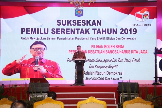 Kemendagri Gelar Rakornas Bidang Kewaspadaan Nasional dalam Rangka Pemantapan Pemilu Serentak Tahun 2019