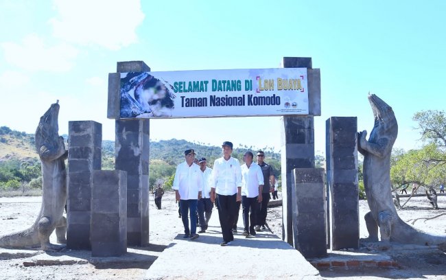 Tinjau Pulau Rinca di Taman Nasional Komodo, Presiden Jokowi Ingin Integrasikan Kawasan Pariwisata NTT