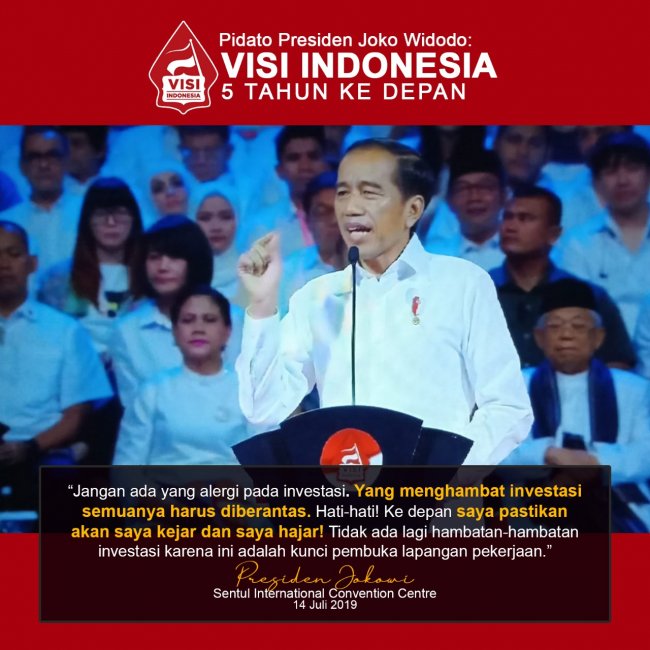 Pidato Presiden Terpilih “Visi Indonesia”	