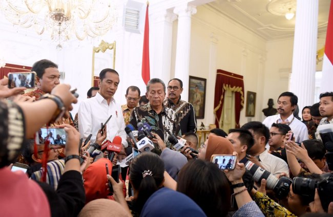 Presiden Jokowi Hormati KPK atas Penetapan Tersangka Menpora