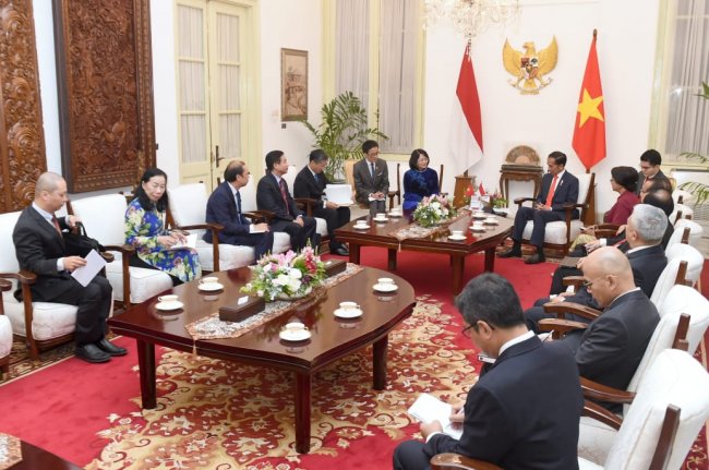 Presiden Jokowi Terima Kunjungan Kehormatan Sejumlah Wakil Presiden dan Utusan Khusus dari Negara Sahabat