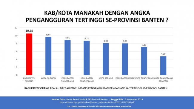 Inilah Langkah Kongkrit Pemprov Banten Turunkan Angka Pengangguran