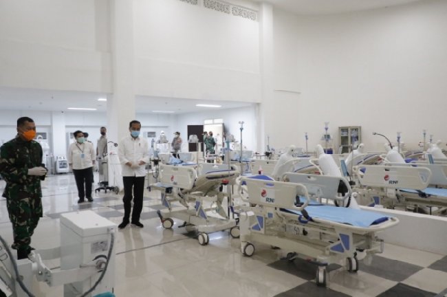 Presiden : Rumah Sakit Darurat Covid-19 di Wisma Atlet Kemayoran Siap Digunakan