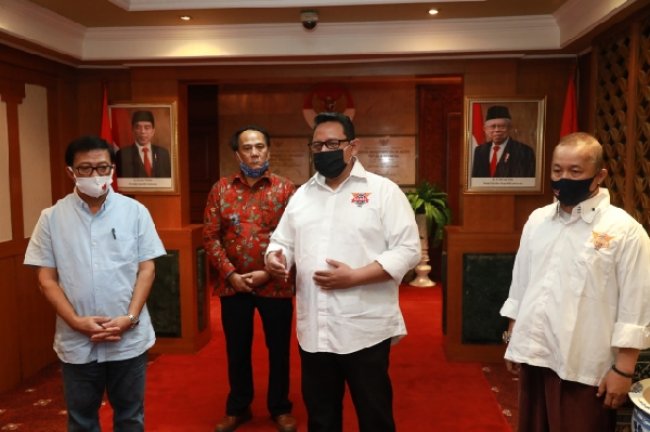 Clear-kan terkait Ojek Online, Plt Sekjen Kemendagri Bertemu dengan Ketua Garda Indonesia