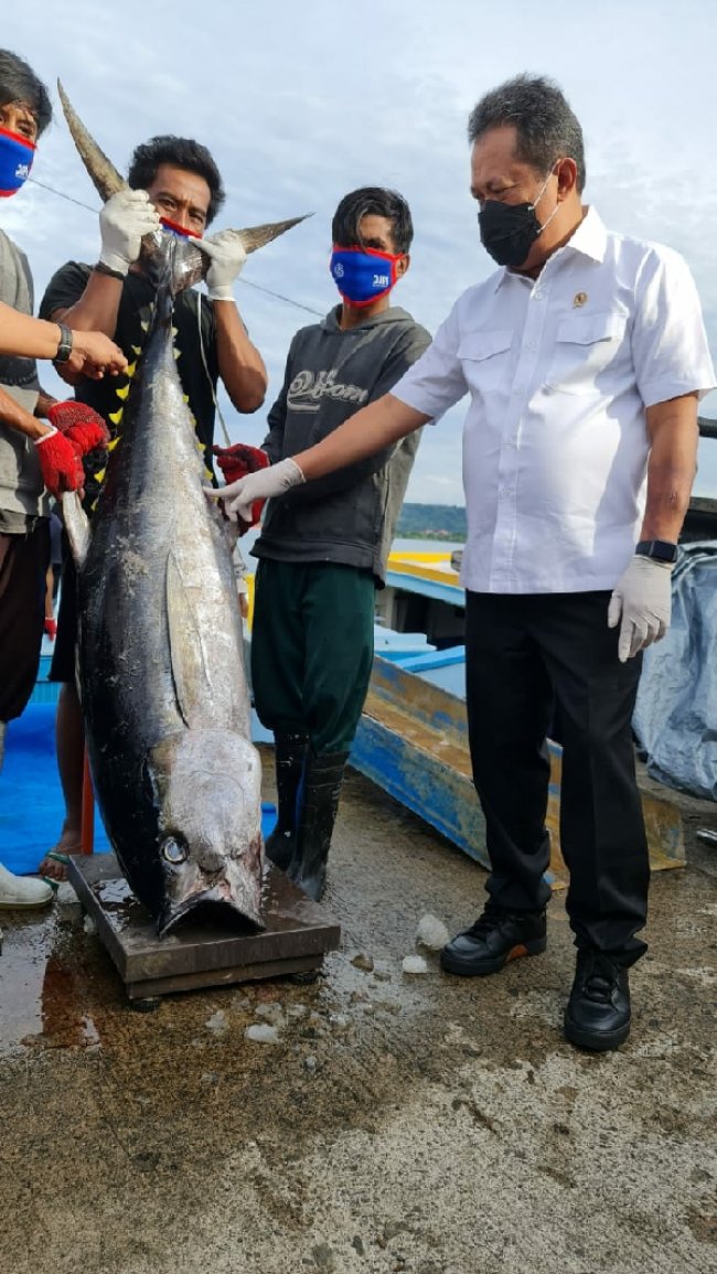 Menteri Trenggono Optimistis Ekspor Tuna dari Ambon ke Jepang Terus Tumbuh
