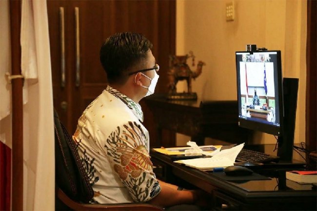 Wagub Andika Lapor ke Menko Ekonomi: PPKM Mikro Banten Fokus di Tangerang Raya