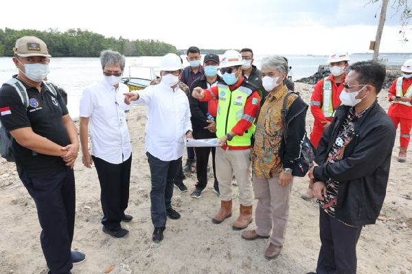 Dirjen Hubdat Tinjau Progres Dua Pembangunan Pelabuhan Penyeberangan di Bali