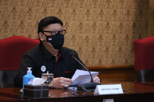 Menteri Tjahjo: ASN Harus Terlibat Proaktif Dalam Akselerasi Penanggulangan Covid-19