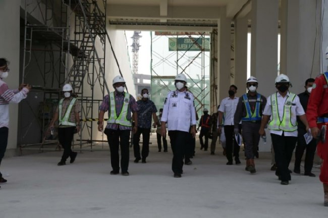Gubernur WH Optimis Pembangunan Stadion Banten Selesai Desember 2021