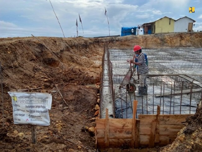 Kementerian PUPR Lanjutkan Pembangunan Sistem Irigasi Perpipaan dan Jalan Akses Food Estate Sumut