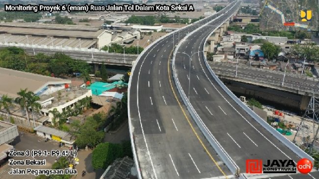 Kabar Terbaru Enam Ruas Tol Dalam Kota Jakarta: Seksi Kelapa Gading - Pulo Gebang Selesai Bulan Ini