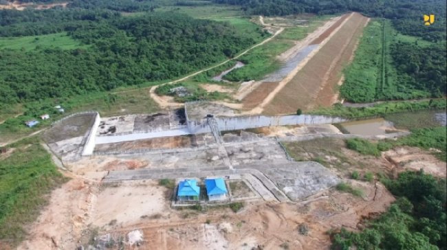 Konstruksi Rampung 100%, Bendungan Marangkayu Kaltim Airi 4.500 Hektar Lahan Irigasi