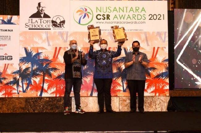 Konsisten Implementasi ESG, Pertamina Borong Penghargaan Nusantara CSR Award