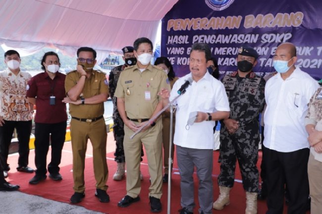 Menteri Trenggono: Kebijakan Penangkapan Terukur Mampu Jadikan Bitung Sentra Perikanan Dunia