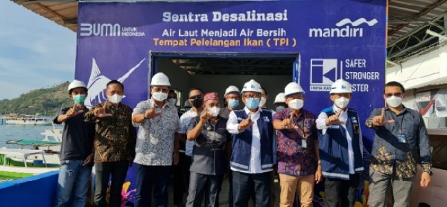 Perkuat Infrastruktur Pariwisata, Bank Mandiri Gandeng Indra Karya Bangun Sarana Desalinasi Air Laut di Labuan Bajo