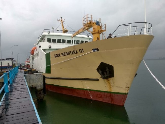 Dorong Pertumbuhan Ekonomi Kalsel,  Kemenhub Luncurkan Kapal Perintis KM Sabuk Nusantara 111