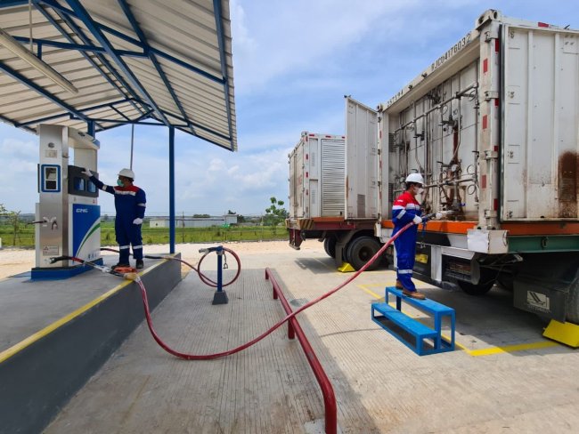 Mother Station CNG Blora Mulai Beroperasi,  Suplai Gas Alam di Jawa Makin Terjamin
