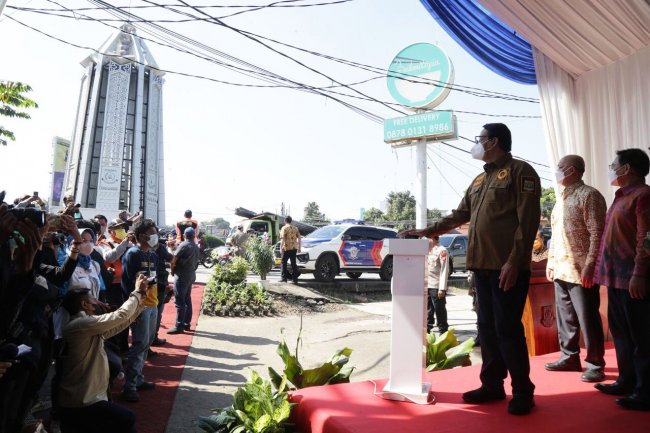 Diresmikan Gubernur Banten, Tugu Pamulang Kaya Akan Filosofi