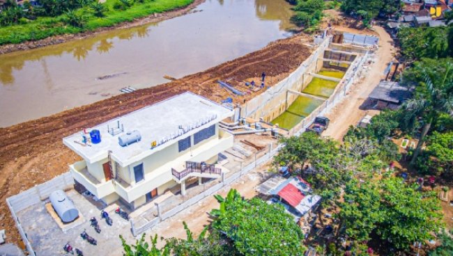 Kementerian PUPR Rampungkan Pembangunan Kolam Retensi Andir dan Empat Polder Untuk Pengendalian Banjir Bandung Selatan