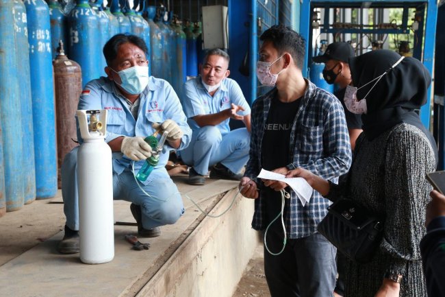 Antisipasi Lonjakan Kasus Covid-19, Pemprov Banten Siapkan Pasokan Oksigen Medis