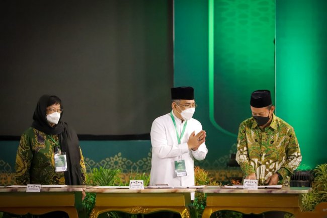 Menteri Trenggono dan NU Teken MoU Pembangunan Sektor KP Lewat Pemberdayaan Potensi Umat