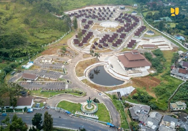 Pembangunan Rest Area Gunung Mas Puncak Rampung, Kementerian PUPR : Siap Ditempati 516 PKL