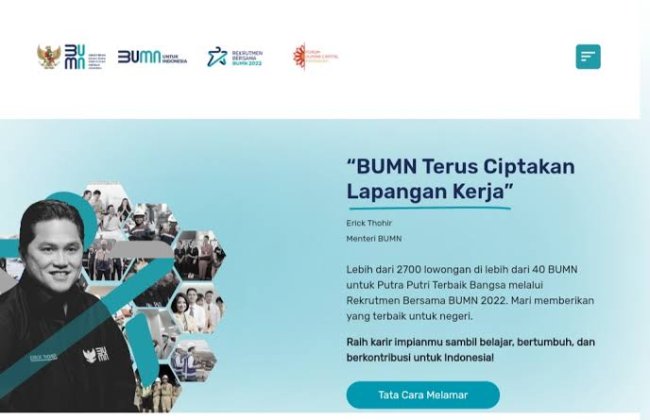 Ayo Segera Mendaftar! Tinggal Sehari Lagi, Rekrutmen Bersama BUMN 2022