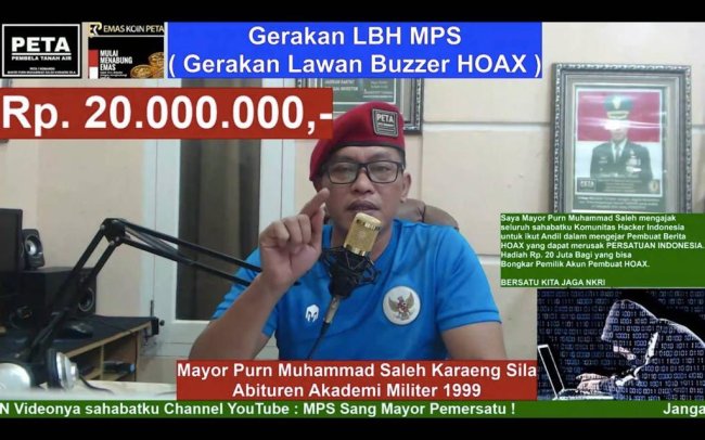 Hoaks Makin Merajalela, Purnawirawan TNI Minta Puan Maharani Bergerak Lawan Buzzer