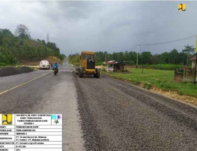 Bangun Gorontalo Outer Ring Road, PUPR: Konektivitas untuk Pengembangan Kawasan