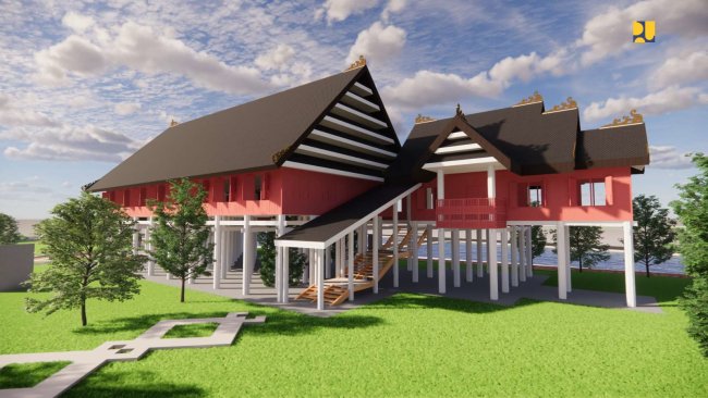 Gaungkan Kejayaan Kerajaan Wajo, Kementerian PUPR Mulai Tata Kawasan Wisata Rumah Adat Atakkae di Sulsel