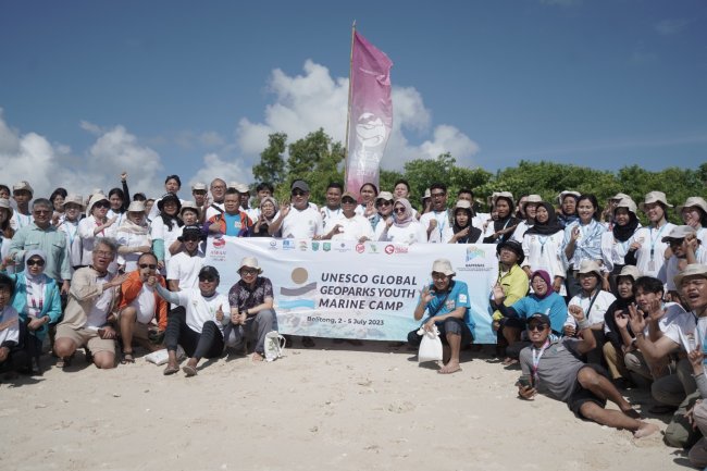 Gelar Youth Marine Camp, Bappenas Ajak Pemuda Lestarikan Geopark 