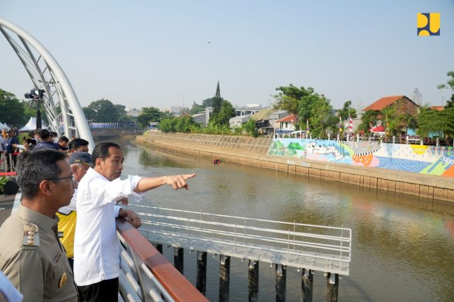 Presiden Jokowi Bawa Kabar Baik, Sodetan Ciliwung Kurangi Permasalahan Banjir Jakarta Hingga 62 Persen
