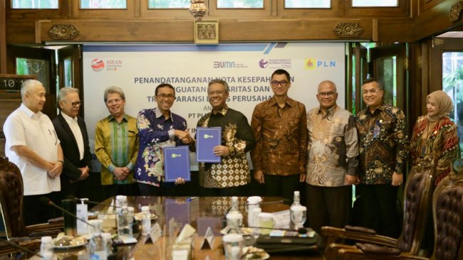 Tingkatkan Tata Kelola dan Sustainability Perusahaan, PLN Gandeng Transparency International Indonesia