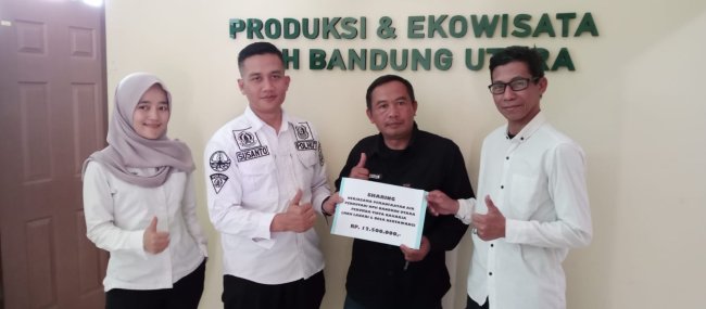 Bentuk Kepedulian Perhutani KPH Bandung Utara, dengan Memberikan Sharing Kerja Sama Pemanfaatan Air Kepada Mitra LMDH