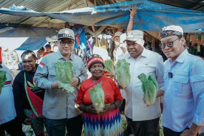 Sidak Pasar di Manokwari Jelang Nataru, Wamentan Minta Pemda Jaga Disparitas Harga Pangan