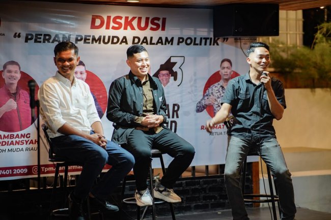 Jutan Manik Pimpin Konsolidasi Pemuda di Pekanbaru untuk Sokong Ganjar Mahfud