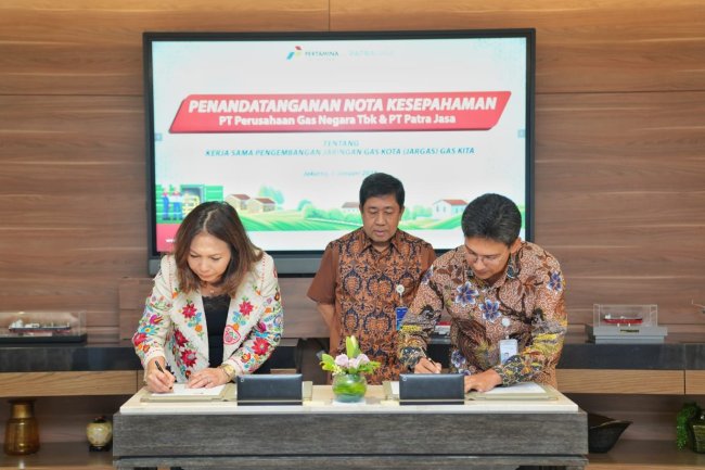 Pertamina Dorong Partnership PGN – Patra Jasa Untuk Percepatan 633 Ribu Jargas