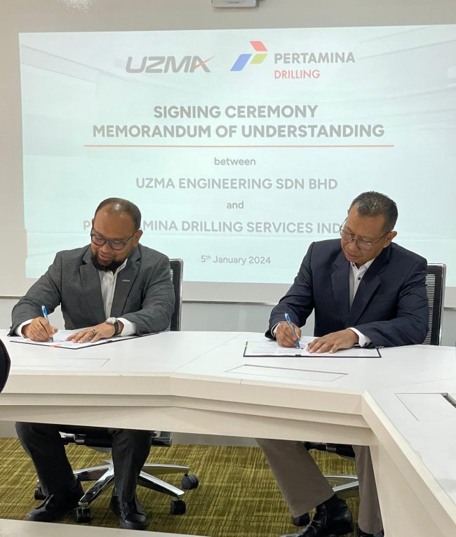 Tembus Pasar Internasional, Pertamina Drilling sepakati MoU dengan Uzma Group Malaysia