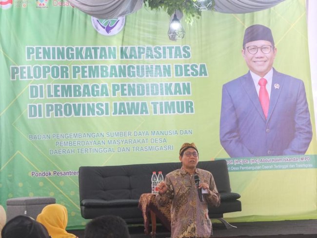 Gus Halim Dorong Santri Terlibat  Dalam Proses Pembangunan Desa