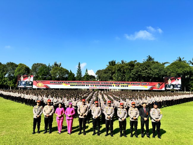 2.000 Personel Bintara Polri Resmi Ikuti Pendidikan Sekolah Inspektur Polisi di Setukpa Lemdiklat Polri 