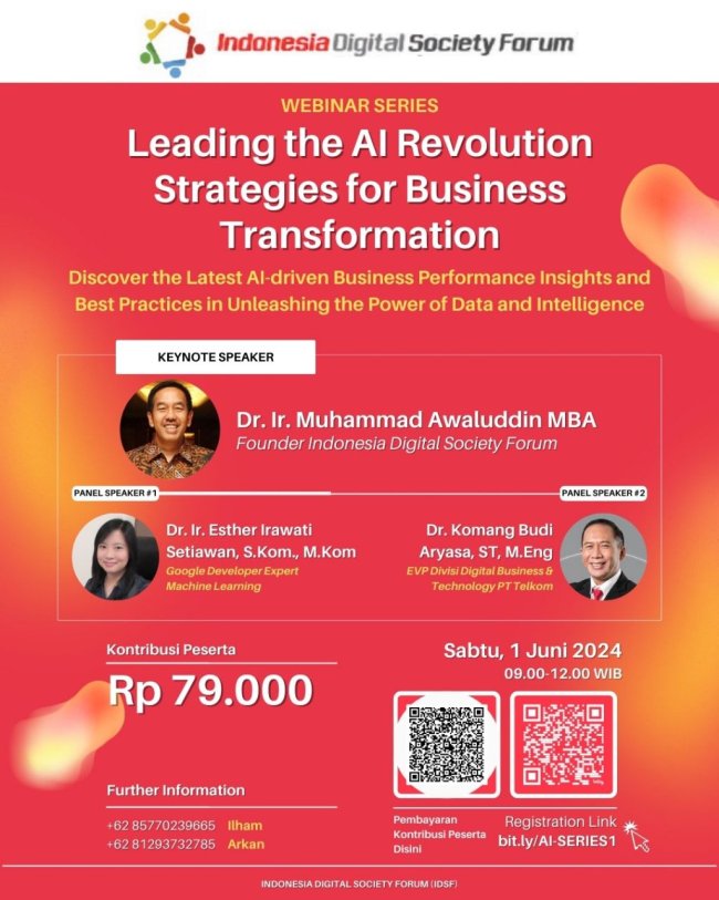 IDSF Gelar Webinar Series “Leading the AI Revolution: Strategies for Business Transformation”