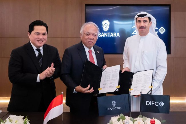 DIFC - OIKN Teken MoU Penyediaan Pengembangan Pusat Keuangan di IKN