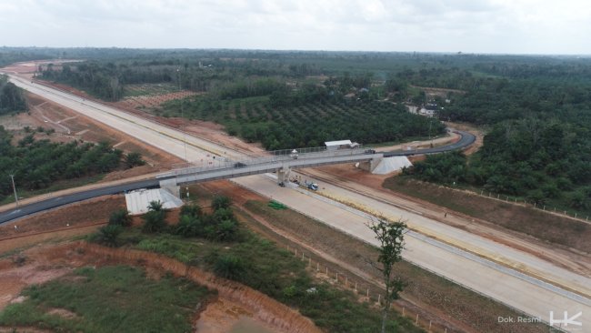 Progres Pembangunan Capai 97,56 persen, Proyek Jalan Tol Bayung Lencir - Tempino Seksi 3 Bakal Segera Rampung