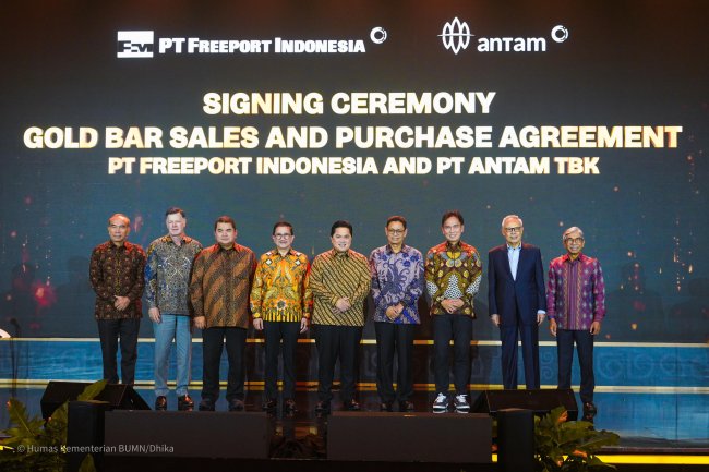 Diprakarsai MIND ID, Erick Thohir: Kerjasama Antam - Freeport Berpotensi Hemat Cadangan Devisa Hingga 200 Triliun
