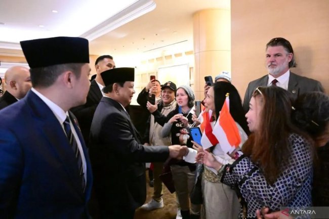 Masyarakat Indonesia Sambut Hangat Kedatangan Presiden Prabowo di Washington DC