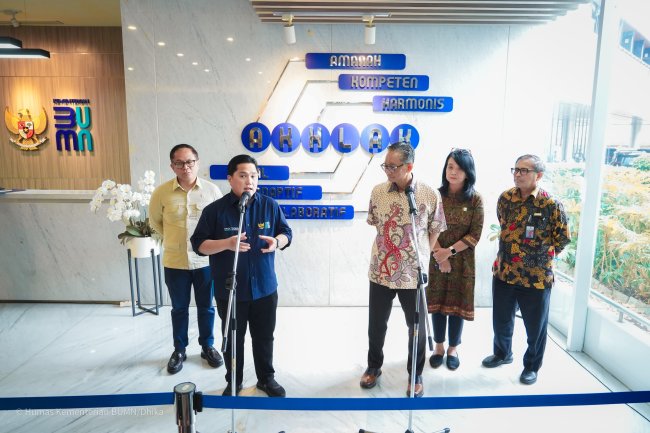 Pangkas BUMN Karya, Erick Thohir: Infrastruktur Kunci Sukses Percepat Swasembada Pangan dan Hilirisasi